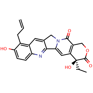 Chemical structure of Chimmitecan , CAS 185425-25-6, AChemBlock X189623