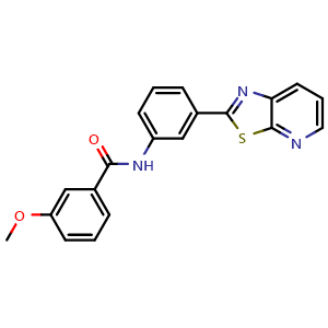 3-methoxy-N-(3-(thiazolo[5,4-b]pyridin-2-yl)phenyl)benzamide