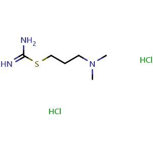 Chemical structure of Dimaprit dihydrochloride , CAS 23256-33-9, AChemBlock X189764
