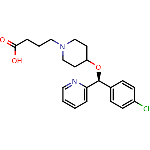 Chemical structure of Bepotastine , CAS 125602-71-3, AChemBlock X189771