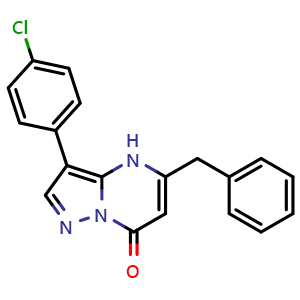 5-benzyl-3-(4-chlorophenyl)pyrazolo[1,5-a]pyrimidin-7(4H)-one