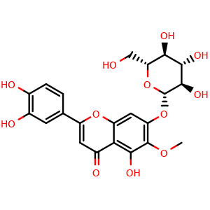 Chemical structure of Nepetin-7-glucoside , CAS 569-90-4, AChemBlock X189806