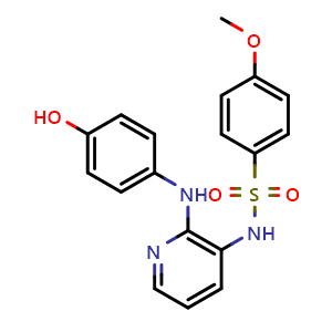 Chemical structure of ABT-751 , CAS 141430-65-1, AChemBlock X189808