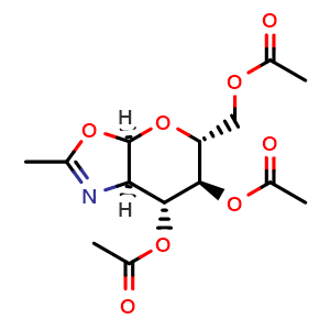 (3aR,5R,6S,7R,7aR)-5-(Acetoxymethyl)-2-methyl-5,6,7,7a-tetrahydro-3aH-pyrano[3,2-d]oxazole-6,7-diyl Diacetate