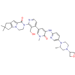 Chemical structure of GDC-0853 , CAS 1434048-34-6, AChemBlock X189928