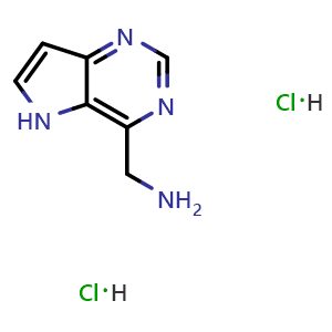 5H-pyrrolo[3,2-d]pyrimidin-4-ylmethanamine dihydrochloride
