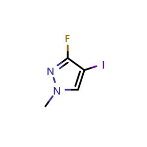 3-fluoro-4-iodo-1-methyl-pyrazole
