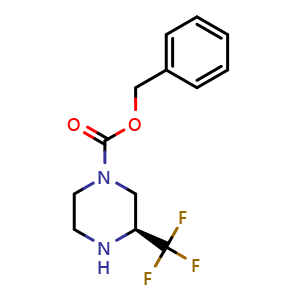 benzyl (3S)-3-(trifluoromethyl)piperazine-1-carboxylate