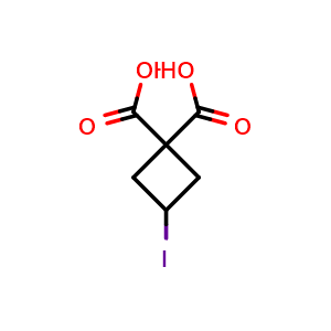 3-iodocyclobutane-1,1-dicarboxylic acid