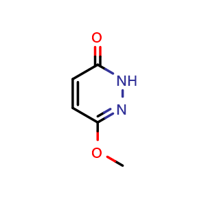Chemical structure of 6-Methoxy-3(2H)-pyridazinone , CAS 1703-10-2, AChemBlock X190043