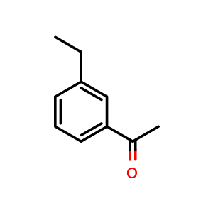 Chemical structure of 1-(3-ethylphenyl)ethan-1-one , CAS 22699-70-3, AChemBlock X190154