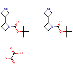 tert-butyl 2-(azetidin-3-yl)azetidine-1-carboxylate;hemi(oxalic acid)