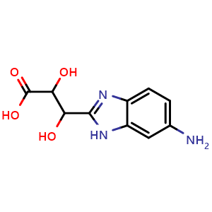 3-(6-amino-1H-benzimidazol-2-yl)-2,3-dihydroxy-propanoic acid