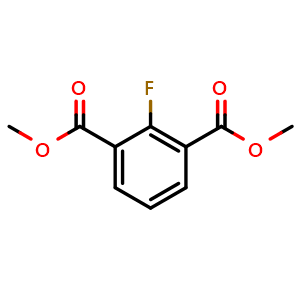 Chemical structure of dimethyl 2-fluorobenzene-1,3-dicarboxylate , CAS 723334-03-0, AChemBlock X190364