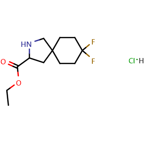 ethyl 8,8-difluoro-2-azaspiro[4.5]decane-3-carboxylate hydrochloride