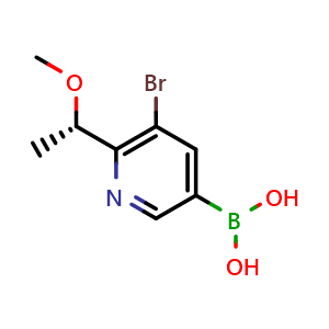 [5-bromo-6-[(1S)-1-methoxyethyl]-3-pyridyl]boronic acid