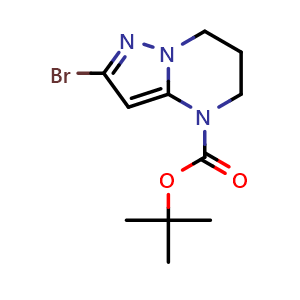 tert-butyl 2-bromo-6,7-dihydro-5H-pyrazolo[1,5-a]pyrimidine-4-carboxylate