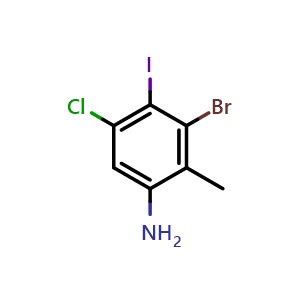 3-bromo-5-chloro-4-iodo-2-methyl-aniline