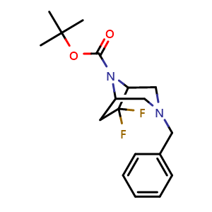 tert-butyl 3-benzyl-6,6-difluoro-3,8-diazabicyclo[3.2.1]octane-8-carboxylate