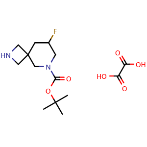 tert-butyl 8-fluoro-2,6-diazaspiro[3.5]nonane-6-carboxylate;oxalic acid