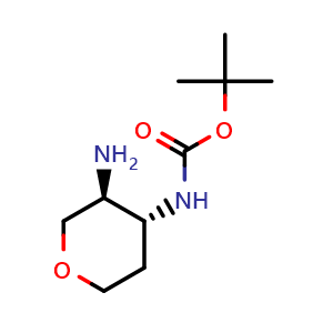 tert-butyl N-[(3S,4R)-3-aminotetrahydropyran-4-yl]carbamate
