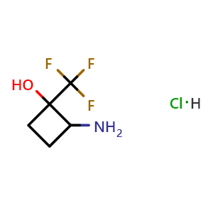 2-amino-1-(trifluoromethyl)cyclobutanol hydrochloride