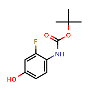 tert-Butyl (2-fluoro-4-hydroxyphenyl)carbamate