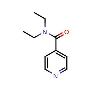 Chemical structure of N,N-Diethylisonicotinamide , CAS 530-40-5, AChemBlock X190628