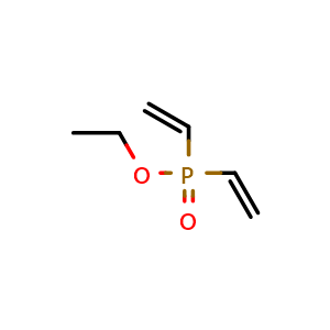 Chemical structure of ethyl divinylphosphinate , CAS 30594-15-1, AChemBlock X190654