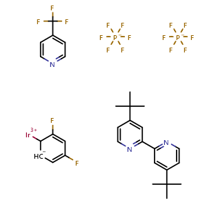 4-tert-butyl-2-(4-tert-butyl-2-pyridyl)pyridine;2-(2,4-difluorobenzene-6-id-1-yl)-5-(trifluoromethyl)pyridine;iridium(3+);hexafluorophosphate