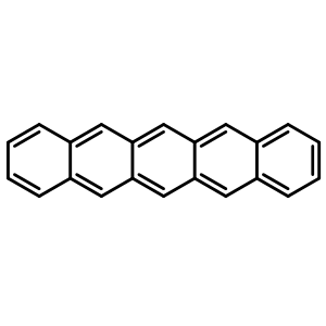 Chemical structure of Pentacene , CAS 135-48-8, AChemBlock X190692