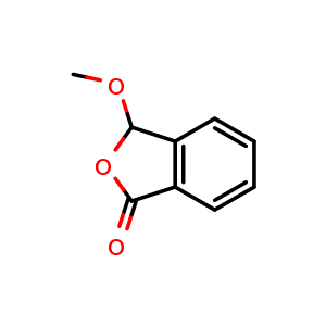 Chemical structure of 3-Methoxyphthalide , CAS 4122-57-0, AChemBlock X190747