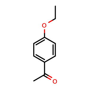 Chemical structure of 4'-Ethoxyacetophenone , CAS 1676-63-7, AChemBlock X190801