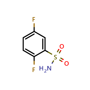 Chemical structure of 2,5-Difluorobenzenesulfonamide , CAS 120022-63-1, AChemBlock X190881