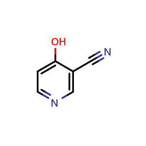 Chemical structure of 4-Hydroxynicotinonitrile , CAS 89324-16-3, AChemBlock X190921