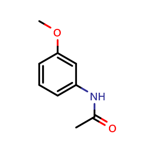 Chemical structure of 3'-Methoxyacetanilide , CAS 588-16-9, AChemBlock X190922