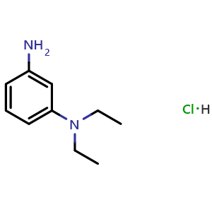 Chemical structure of N,N-Diethyl-1,3-benzenediamine hydrochloride , CAS 214707-03-6, AChemBlock X190971