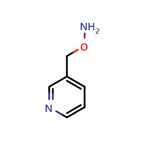 Chemical structure of O-[(3-Pyridyl)methyl]hydroxylamine , CAS 37832-20-5, AChemBlock X191013