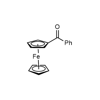 Chemical structure of Benzoylferrocene , CAS 1272-44-2, AChemBlock X191036