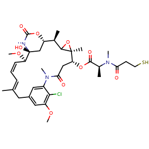 Chemical structure of DM1 , CAS 139504-50-0, AChemBlock X191042