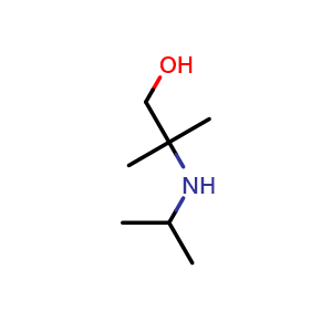 Chemical structure of 2-(Isopropylamino)-2-methyl-1-propanol , CAS 90434-44-9, AChemBlock X191049