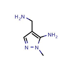 5-Amino-4-(aminomethyl)-1-methylpyrazole