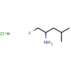 1-Fluoro-4-methyl-2-pentanamine hydrochloride