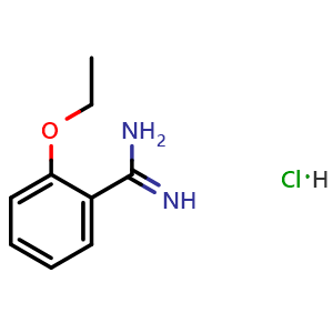 Chemical structure of 2-Ethoxybenzamidine hydrochloride , CAS 18637-00-8, AChemBlock X191168