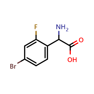2-Amino-2-(4-bromo-2-fluorophenyl)acetic acid