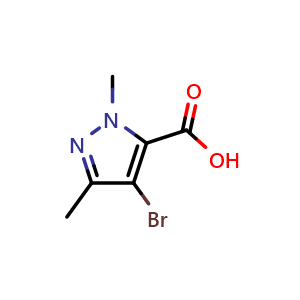 4-bromo-1,3-dimethyl-1H-pyrazole-5-carboxylic acid