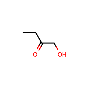 Chemical structure of 1-Hydroxy-2-butanone , CAS 5077-67-8, AChemBlock X191274