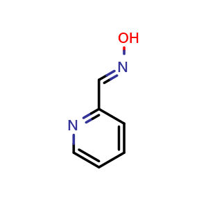 Chemical structure of Pyridine-2-aldoxime , CAS 873-69-8, AChemBlock X191315
