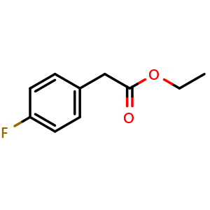 Chemical structure of Ethyl 4-Fluorophenylacetate , CAS 587-88-2, AChemBlock X191334