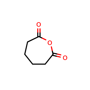 Chemical structure of 2,7-Oxepanedione , CAS 2035-75-8, AChemBlock X191377